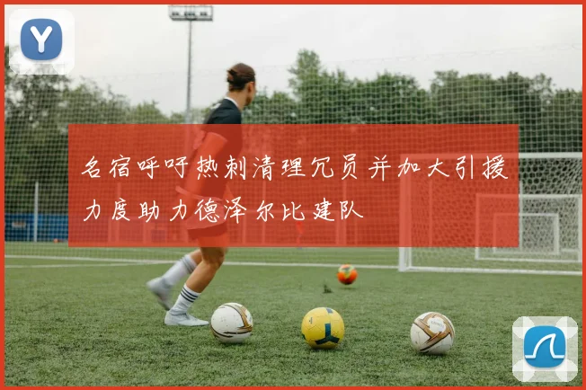 名宿呼吁热刺清理冗员并加大引援力度助力德泽尔比建队